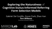 Exploring the Naturalness of Cognitive Status-Informed Referring Form Selection Models